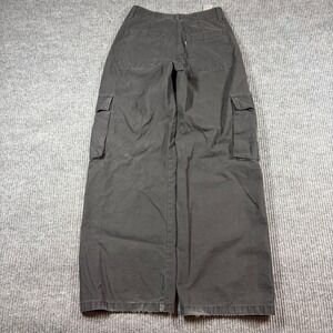Levi's Pants Women's 23x30 Premium Black Wide Leg Cargo High Rise Utility